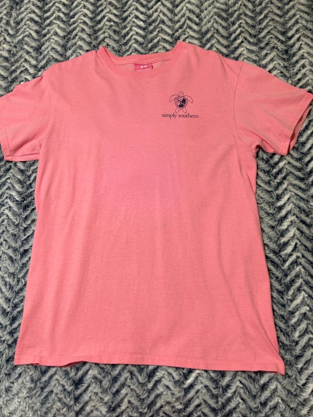 Simply Southern Pink Short Sleeve Logo Tee